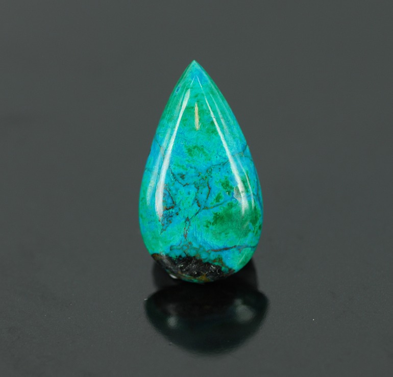 chrysocolla malachite cabochon