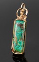 parrot wing jasper cabochon 14k gold filled wire sculpted wrapped pendant